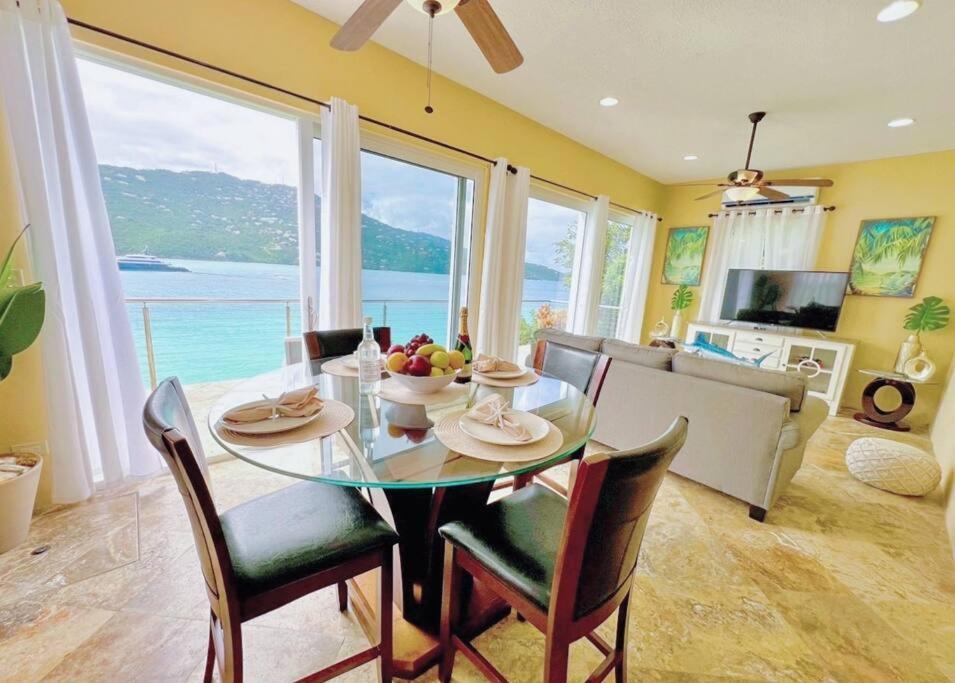 Sailfish Villa Luxury Beachfront Estate Magens Bay Cruz Bay Exterior photo